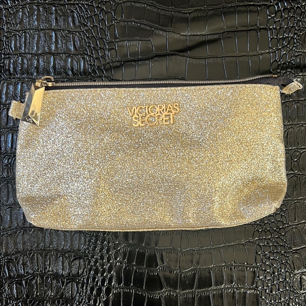 Victoria's Secret glitter Cosmetic Bag